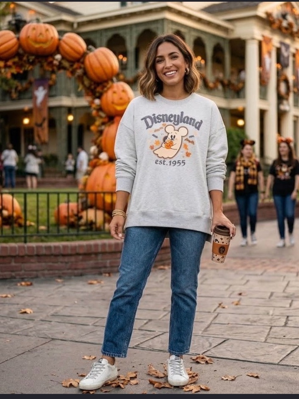 Disneyland Parks Official 2025 Ghost Halloween Sweater Adult Disney